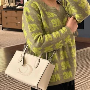 Coach replica handbag with brand box and dust bag
