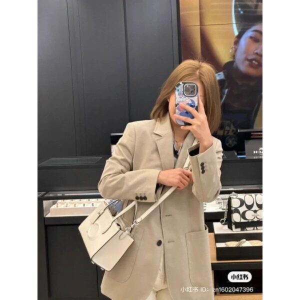 Coach replica handbag with brand box and dust bag