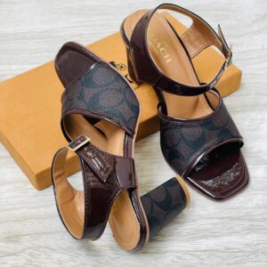 Coach copy women’s heels with brand box