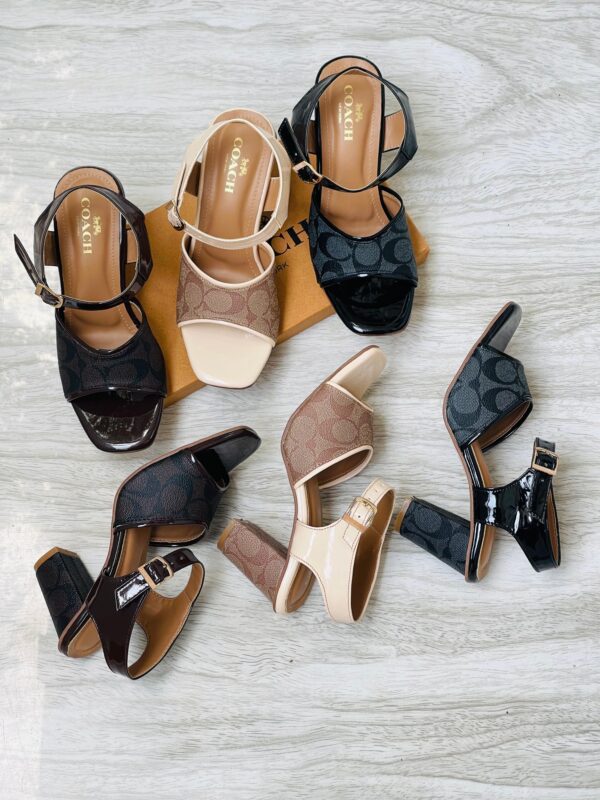 Coach copy women’s heels with brand box