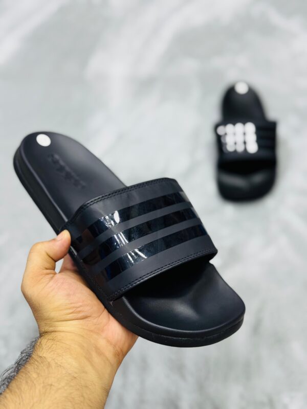 Adidas 3 Stripes Slides Master Copy in Pakistan – Premium Slipper Chappal for Men