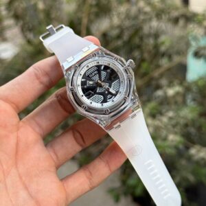 Gupin transparent dial watch