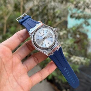 Gupin transparent dial watch