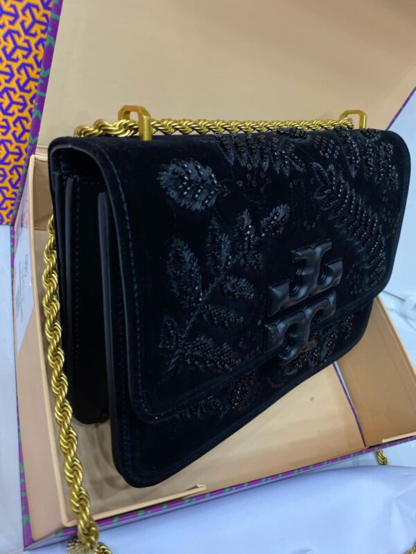 Tory Velvet Eleanor Shoulder Bag Master Copy | Tory Burch Replica Bag in Pakistan