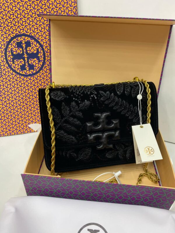 Tory Velvet Eleanor Shoulder Bag Master Copy | Tory Burch Replica Bag in Pakistan