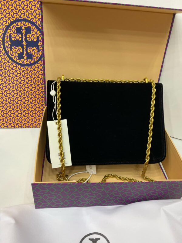 Tory Velvet Eleanor Shoulder Bag Master Copy | Tory Burch Replica Bag in Pakistan