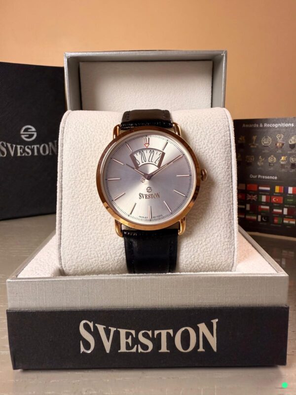 Original SVESTON Paisley SV 11273 Watch for Men – Black Strap