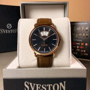 Original SVESTON Paisley SV 11273 Watch for Men – Black Strap