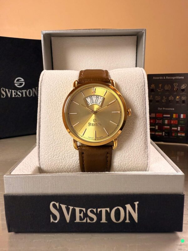 Original SVESTON Paisley SV 11273 Watch for Men – Black Strap