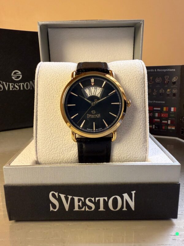 Original SVESTON Paisley SV 11273 Watch for Men – Black Strap