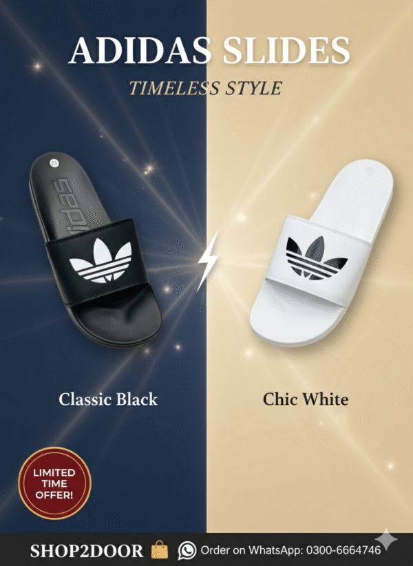 Adidas Premium Slides (Vietnamese Master Copy) - Super Comfy Slippers in Pakistan
