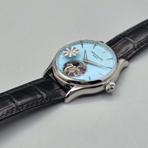 PP Premium Light Blue Dial Open-Heart Automatic Watch in Pakistan