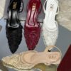 Zara embroidery party heels in Lahore Karachi