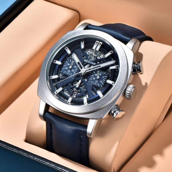 BENYAR Original Watch Price in Pakistan | Luxury Skeleton Chronograph Watch for Men 2025