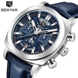 BENYAR Original Watch Price in Pakistan | Luxury Skeleton Chronograph Watch for Men 2025