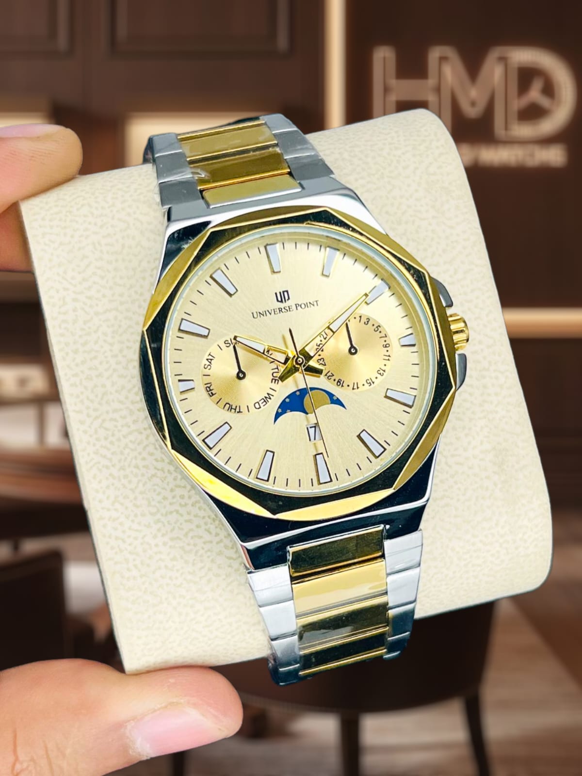 Universe Point Moon Phase Watch Original by shop2door store karachi pakistan