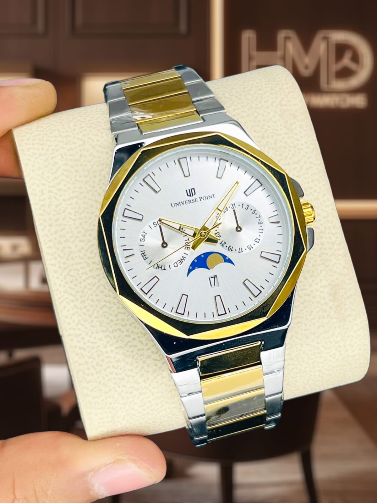 Universe Point Moon Phase Watch Original by shop2door store karachi pakistan