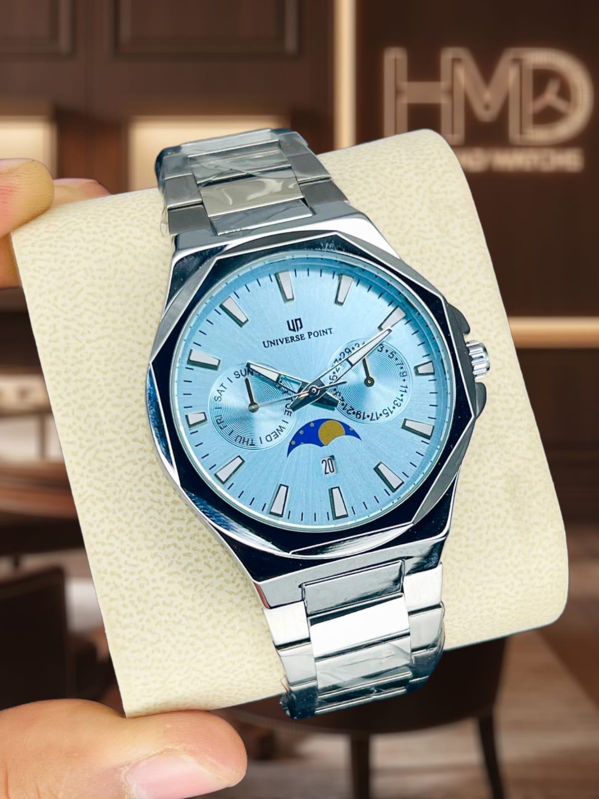 Universe Point Moon Phase Watch Original by shop2door store karachi pakistan