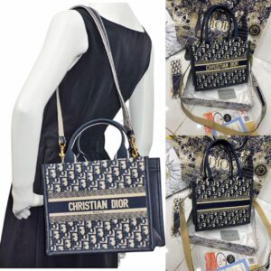 Dior Book Tote Bag in Navy Blue Pakistan by Shop2Door Store