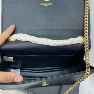YSL Borsa Tassels Crossbody Long Chain Bag black
