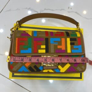 FENDI FF Monogram Canvas Bag with Box