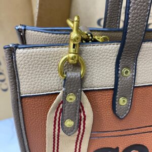 COACH Caviar Shoulder Bag with Cherry