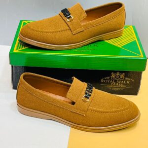 Eid Loafers Shoes Mustard Color