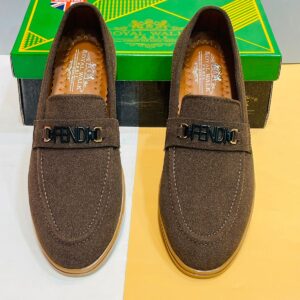 Eid Loafers Shoes Brown Color