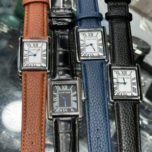 Rectangular watch Pakistan, Celebrity fashion watches, Working date quartz watch.