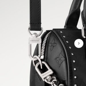 LOUIS VUITTON Speedy Trunk 20 Handbag in Black