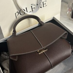POLENE Mokki Textured Taupe Handbag Pakistan