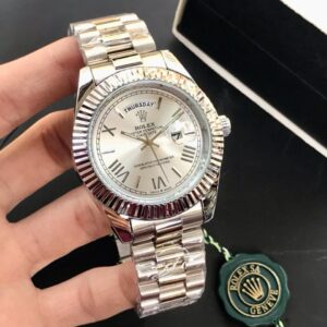ROLEX Roman Model Men's Watch – Luxury Stainless Steel Watch