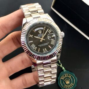 ROLEX Roman Model Men's Watch – Luxury Stainless Steel Watch