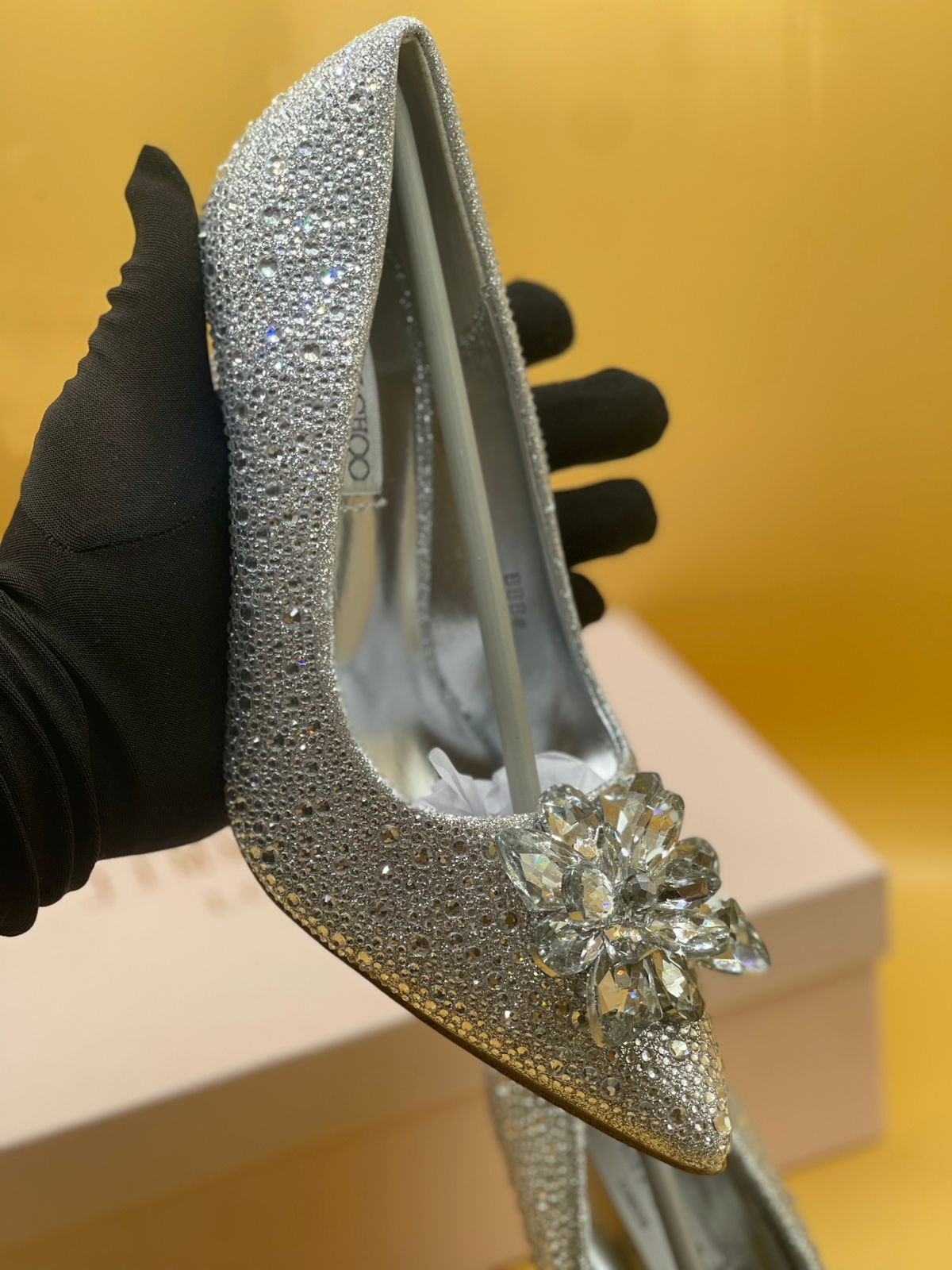 Jimmy Choo Cinderella Crystal Heels