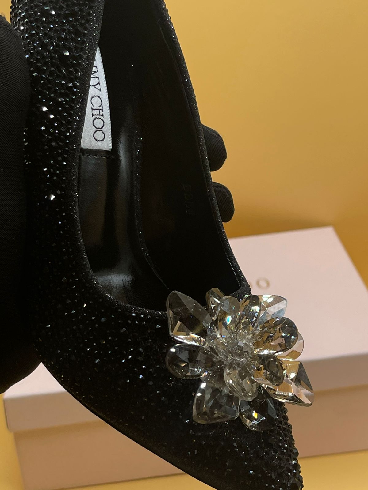 Jimmy Choo Cinderella Crystal Heels