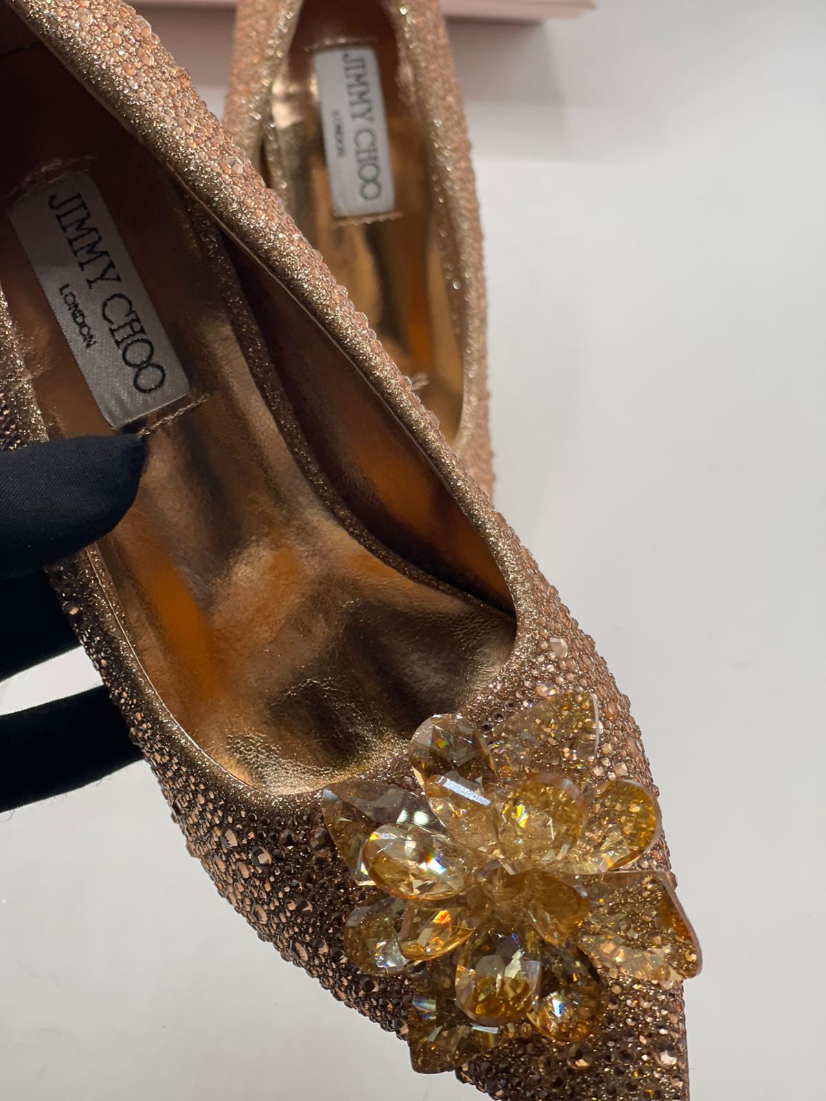 Jimmy Choo Cinderella Crystal Heels