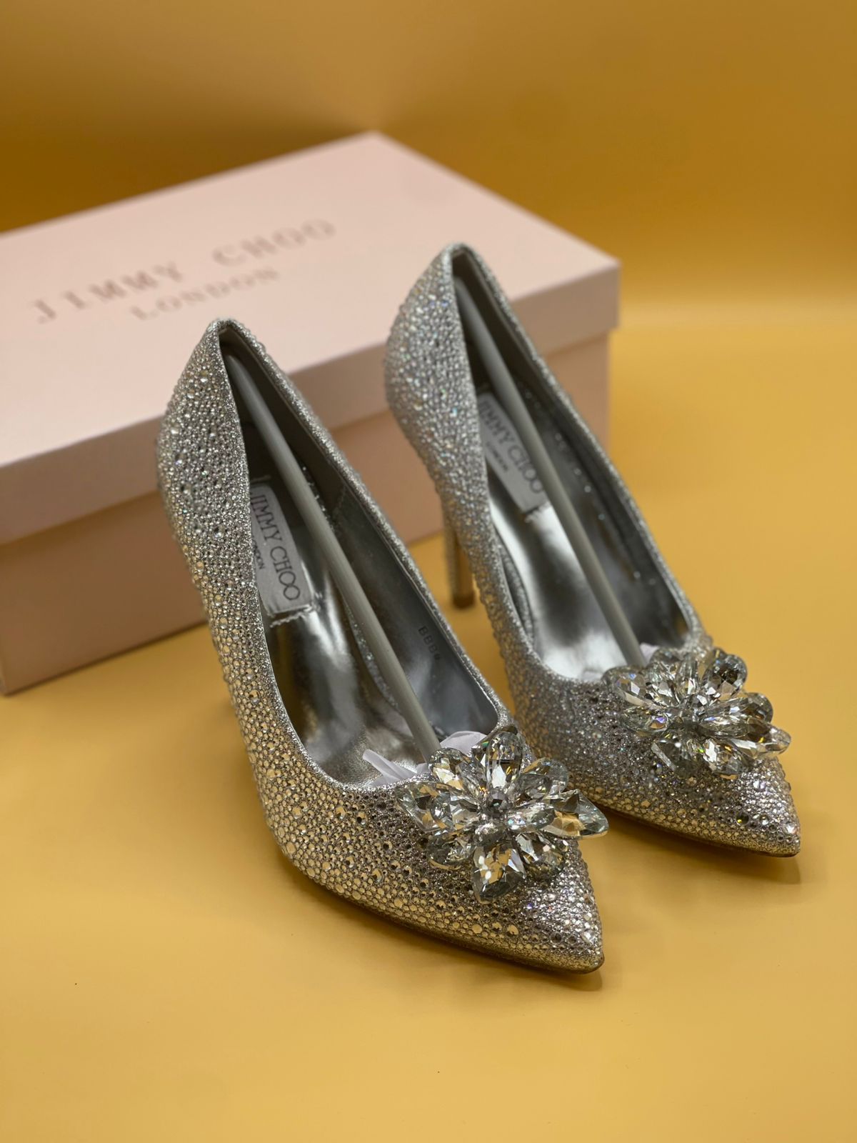 Jimmy Choo Cinderella Crystal Heels