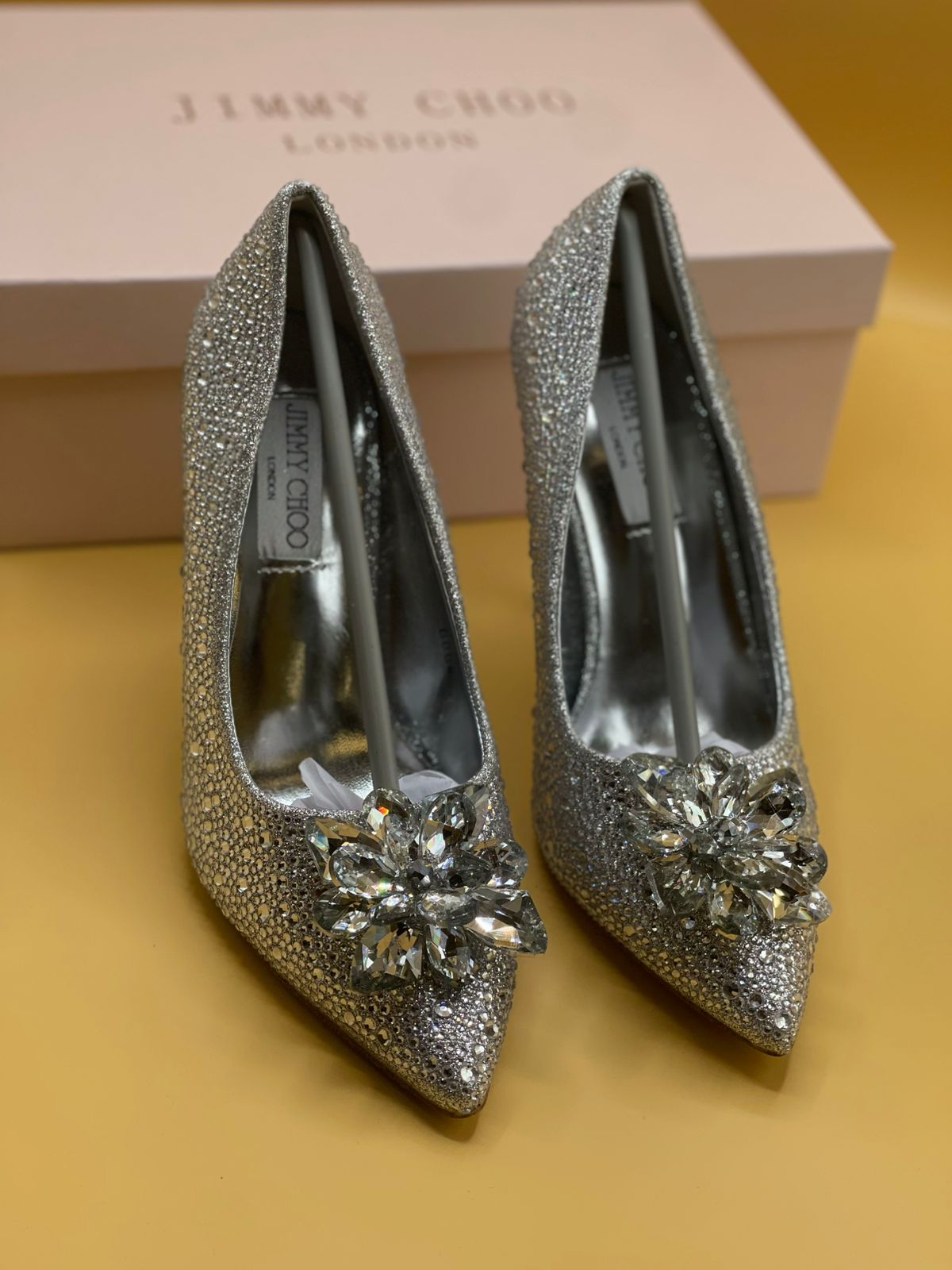 Jimmy Choo Cinderella Crystal Heels