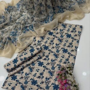 designer lawn suits premium swiss lawn usa chiffon dupatta