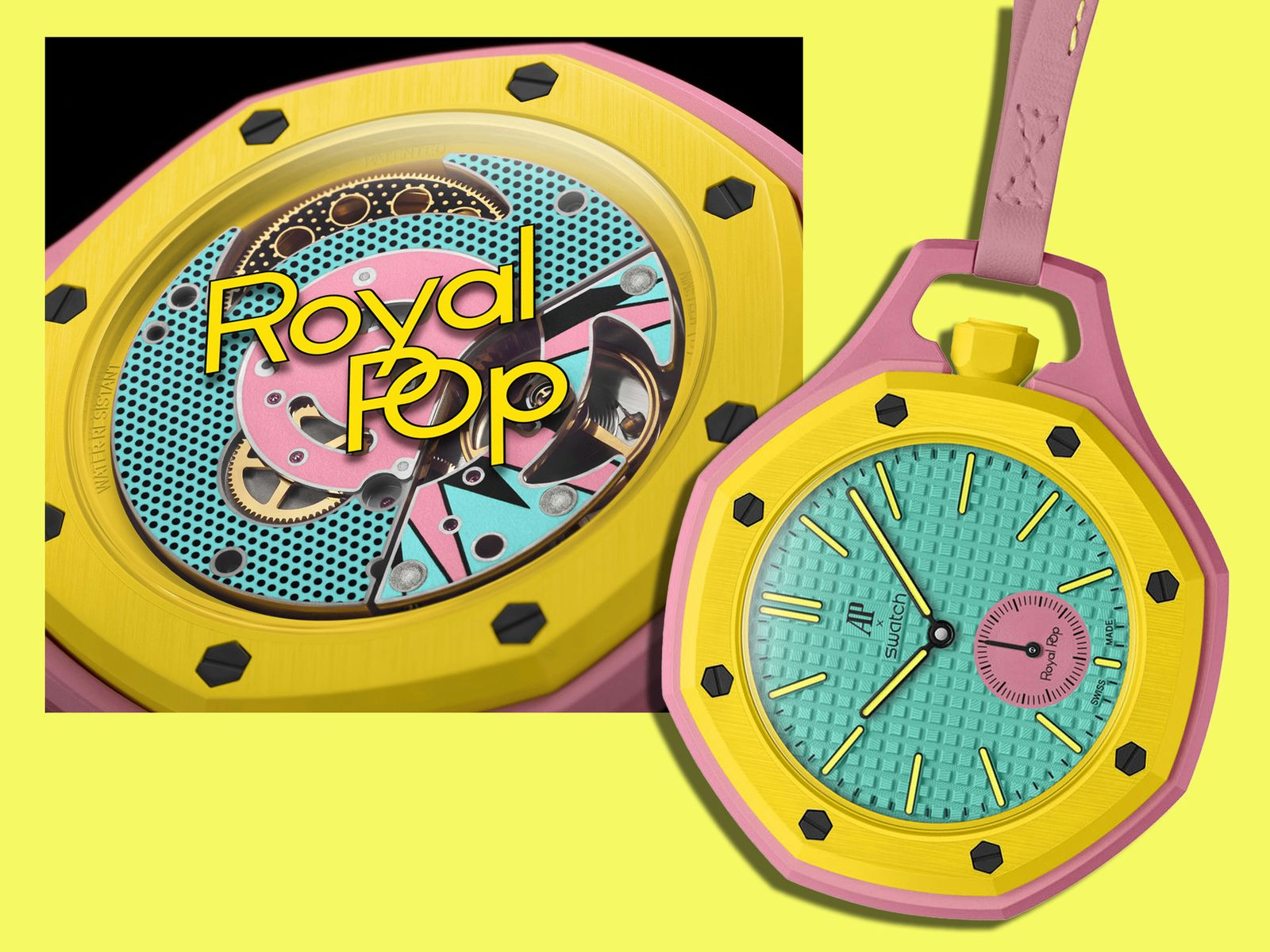 Audemars Piguet & Swatch Royal Pop Watch in Pakistan