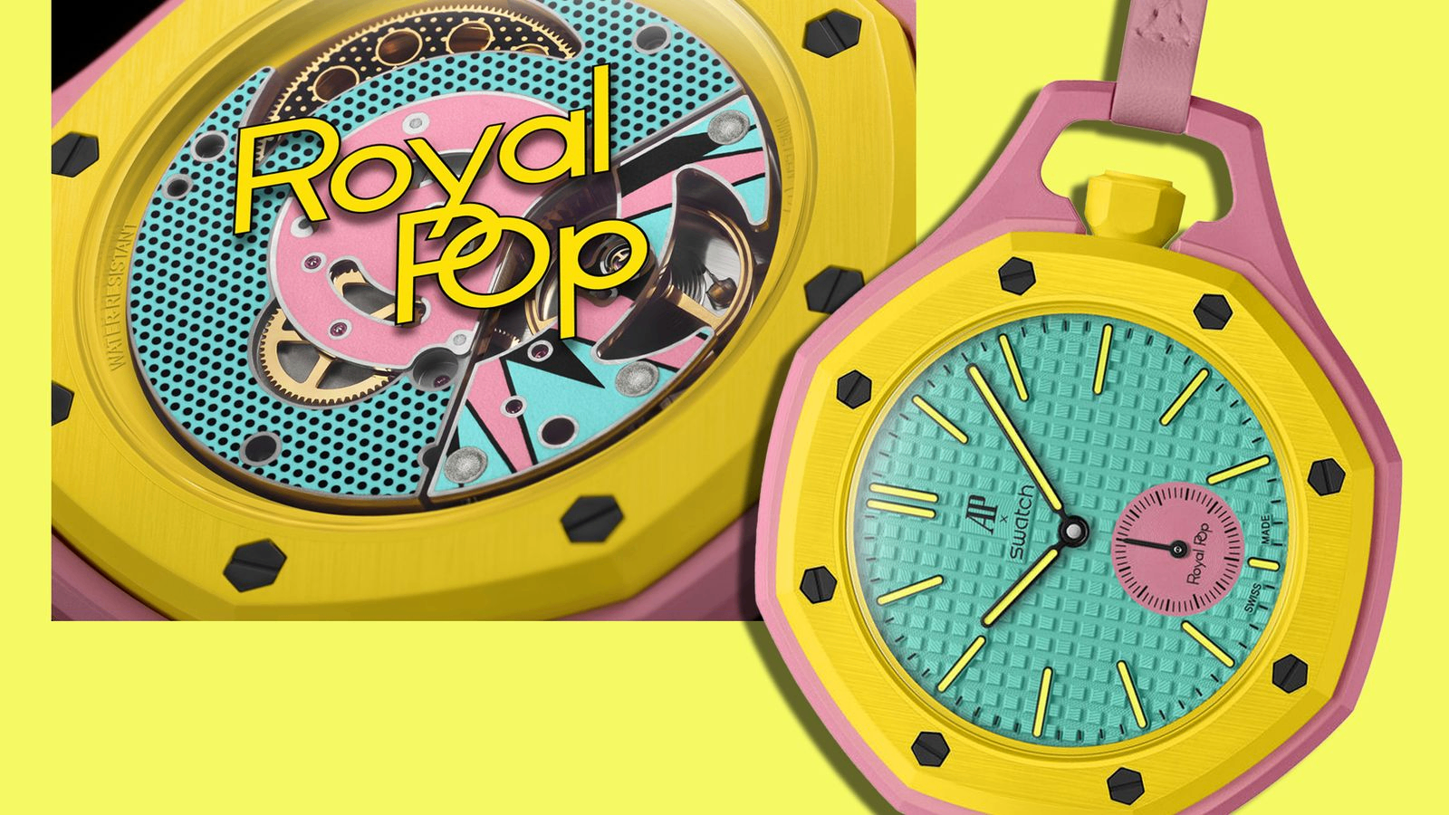 Audemars Piguet & Swatch Royal Pop Watch in Pakistan