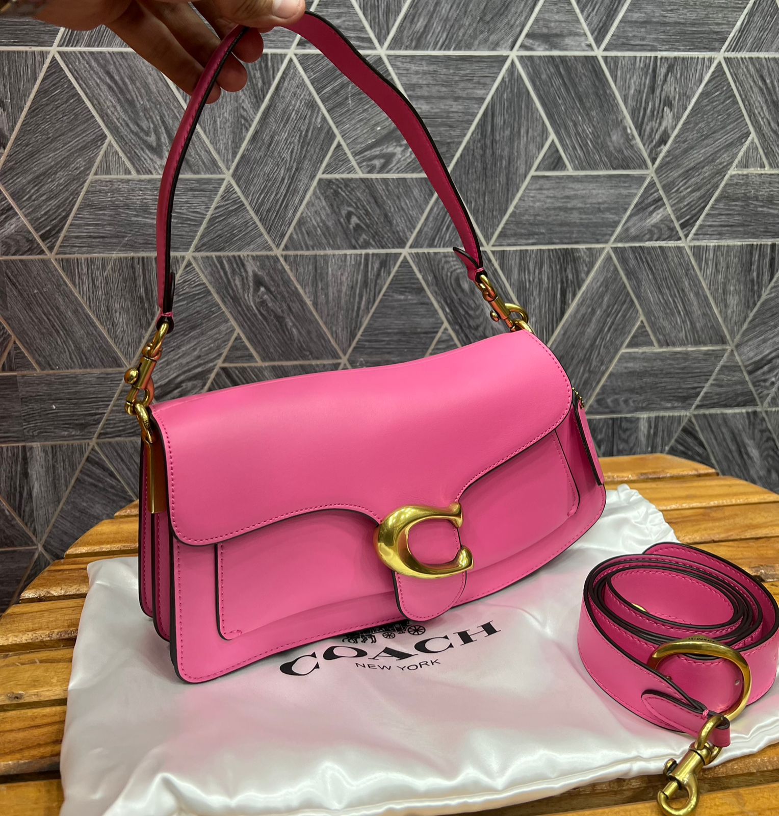 Coach Twisted Pink Tabby Shoulder Bag Pakistan