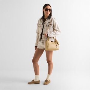 MIU MIU Leather Bag Calfskin Travertine Periwinkle premium women's handbag Pakistan