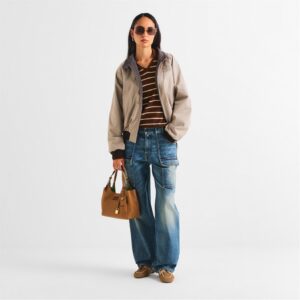 MIU MIU Leather Bag Calfskin Travertine Periwinkle premium women's handbag Pakistan