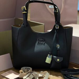 MIU MIU Leather Bag Calfskin Travertine Periwinkle premium women's handbag Pakistan