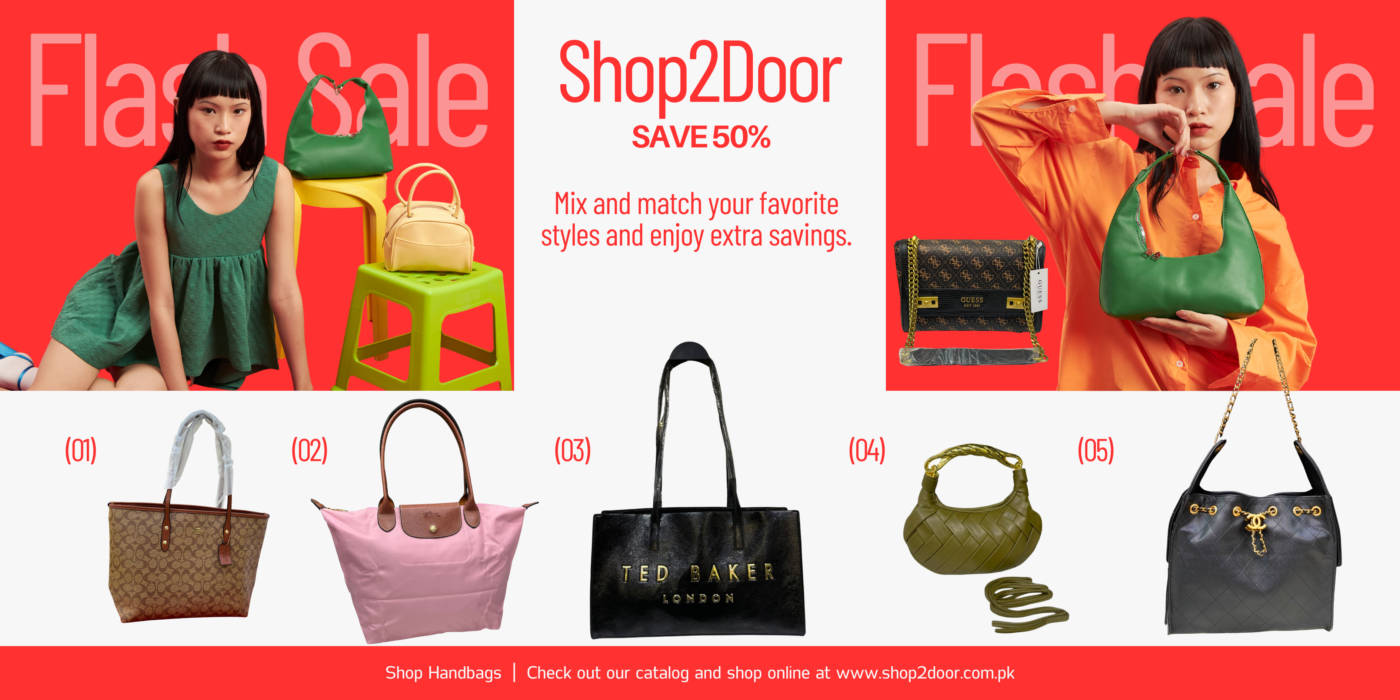 new handbags banner