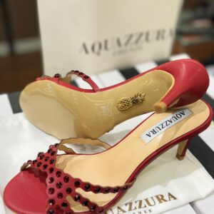 AQUAZZURA Tequila Mule 75 crystal embellished heels for women in Pakistan