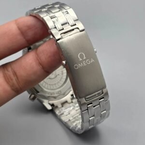 omega Grey Blue Diver Automatic – Steel Chain Edition Watch