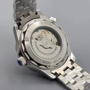 omega Grey Blue Diver Automatic – Steel Chain Edition Watch