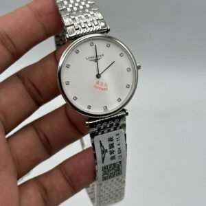 Longines La Grande Classique de Longines Silver Stainless Quartz Watch for Ladies
